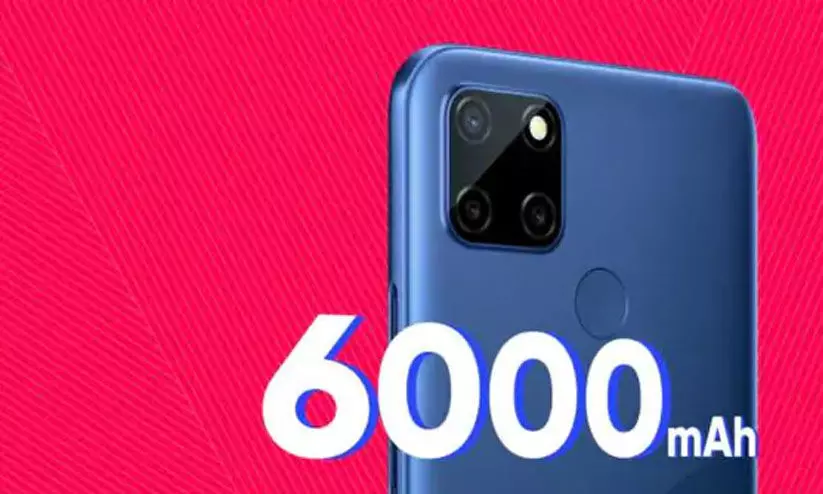 10000 രൂപക്ക്​ താഴെ വിലയുള്ള ഫോണിൽ 6000 എം.എ.എച്ച്​ ബാറ്ററി; ​രണ്ട്​ കിടിലൻ മോഡലുകളുമായി റിയൽമി