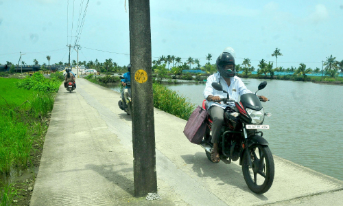 വണ്ടികൾ പാലത്തിലിടാം, നടന്ന്​ വീട്ടിൽ പോകാം; ഇത്​ പിഴലയുടെ ദുർഗതി