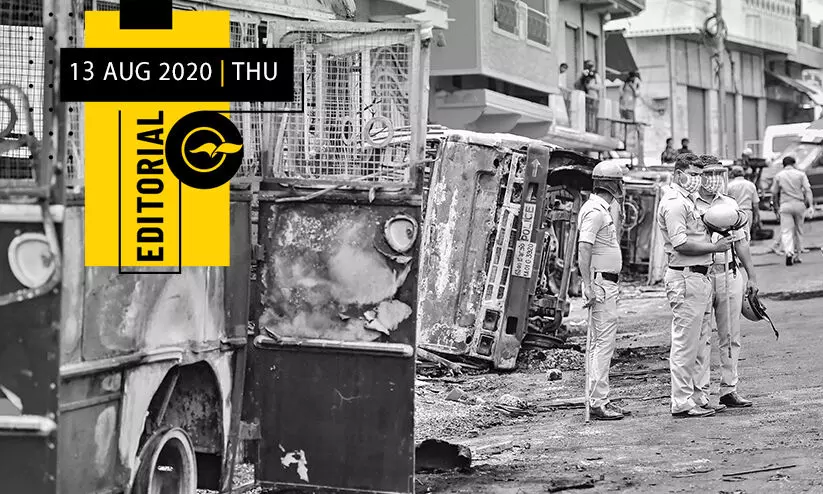 ബംഗളൂരുവിലെ സംഘർഷം