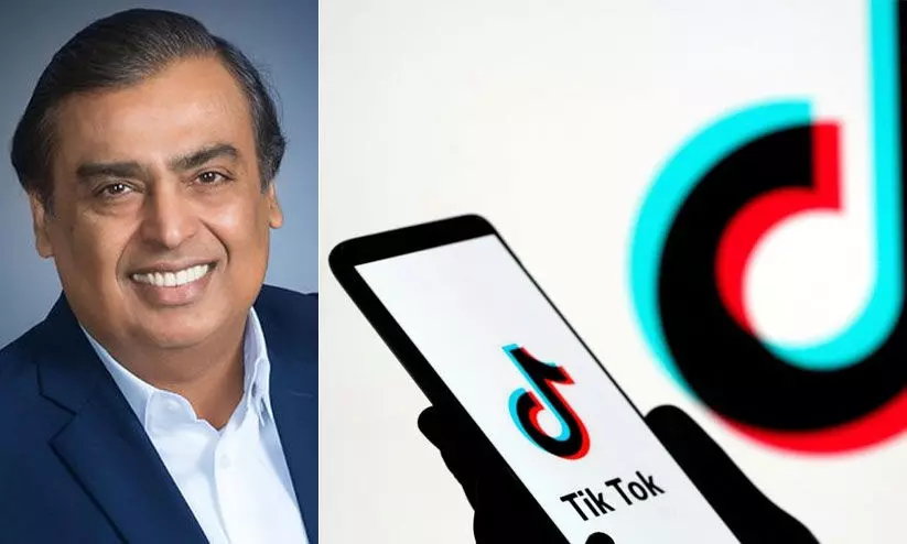 അവസാനത്തെ അടവുമായി ടിക്​ടോക്​; നിക്ഷേപത്തിനായി റിലയൻസിനെ സമീപിച്ചെന്ന്​ റിപ്പോർട്ട്​