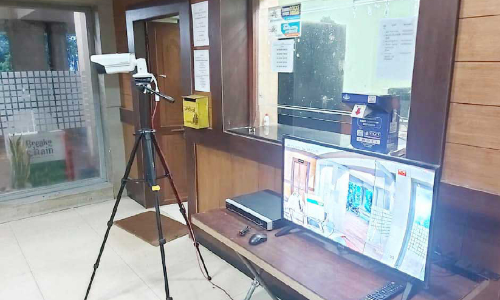 ക​ണ്ണൂ​ർ കലക്​ടറേറ്റിൽ തെർമൽ കാമറ സ്ഥാപിച്ചു