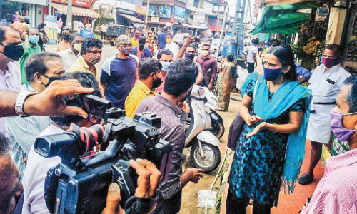 മാ​ള​യി​ലെ സി​ന​ഗോ​ഗ് വി​ക​സ​നം: സ​ർ​വേ നാട്ടുകാർ ത​ട​ഞ്ഞു