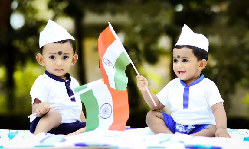 ഭ​ഗ​ത് സി​ങ്ങും സു​ഖ്ദേ​വും; സ്വാ​ത​ന്ത്ര്യ ​ദി​ന​ത്തിൽ താ​ര​ങ്ങ​ളായി ഇരട്ടകൾ