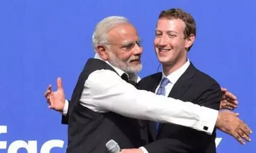 ബി.ജെ.പിയുടെ അപ്രീതി ഭയന്ന് നേതാക്കളുടെ മുസ്​ലിംവിരുദ്ധ പോസ്റ്റുകൾക്ക് നേരെ ഫേസ്ബുക് കണ്ണടക്കുന്നതായി റിപ്പോർട്ട്