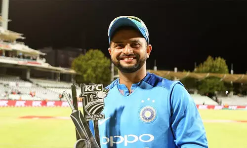 ജമ്മുകശ്​മീരിൽ ക്രിക്കറ്റ്​ വികസനത്തിനായി സഹായിക്കാം; ഡി.ജി.പിക്ക്​ കത്തയച്ച്​ റെയ്​ന