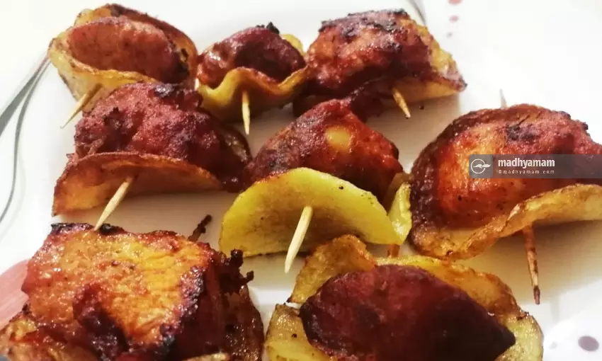 ബേക്ഡ് പൊട്ടറ്റോ ചിക്കൻ ബേക്ഡ് പൊട്ടറ്റോ ചിക്കൻ