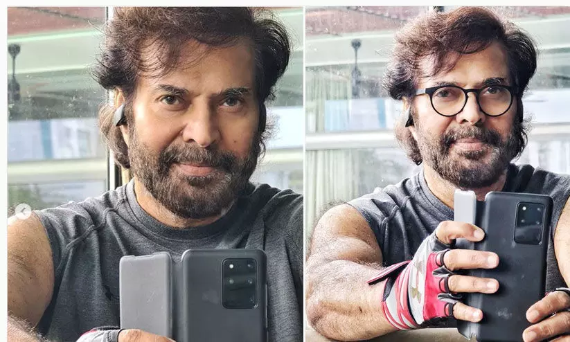 മമ്മൂട്ടിയുടെ വർക് അറ്റ് ഹോം ലുക്കിന് സല്യൂട്ട് അടിച്ച് സഹതാരങ്ങൾ മമ്മൂട്ടിയുടെ വർക് അറ്റ് ഹോം ലുക്കിന് സല്യൂട്ട് അടിച്ച് സഹതാരങ്ങൾ