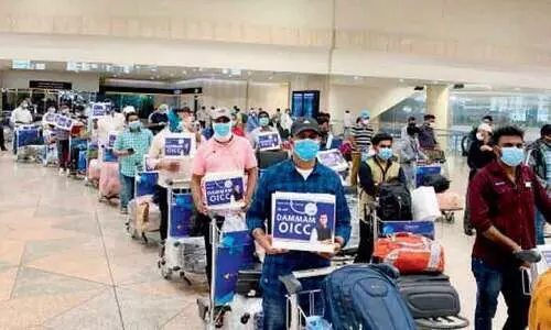 നി​ര​വ​ധി ചാ​ർ​േ​ട്ട​ഡ്​ വി​മാ​ന​ങ്ങ​ൾ അ​യ​ച്ച്​ ദ​മ്മാം ഒ.​ഐ.​സി.​സി