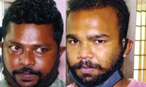 14 കിലോ കഞ്ചാവുമായി രണ്ടുപേർ അറസ്​റ്റിൽ