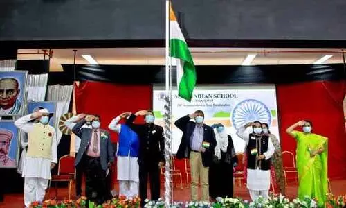 കോവിഡ്​ നിയ​ന്ത്രണങ്ങൾ പാലിച്ച്​ സ്വാതന്ത്ര്യദിനാഘോഷം