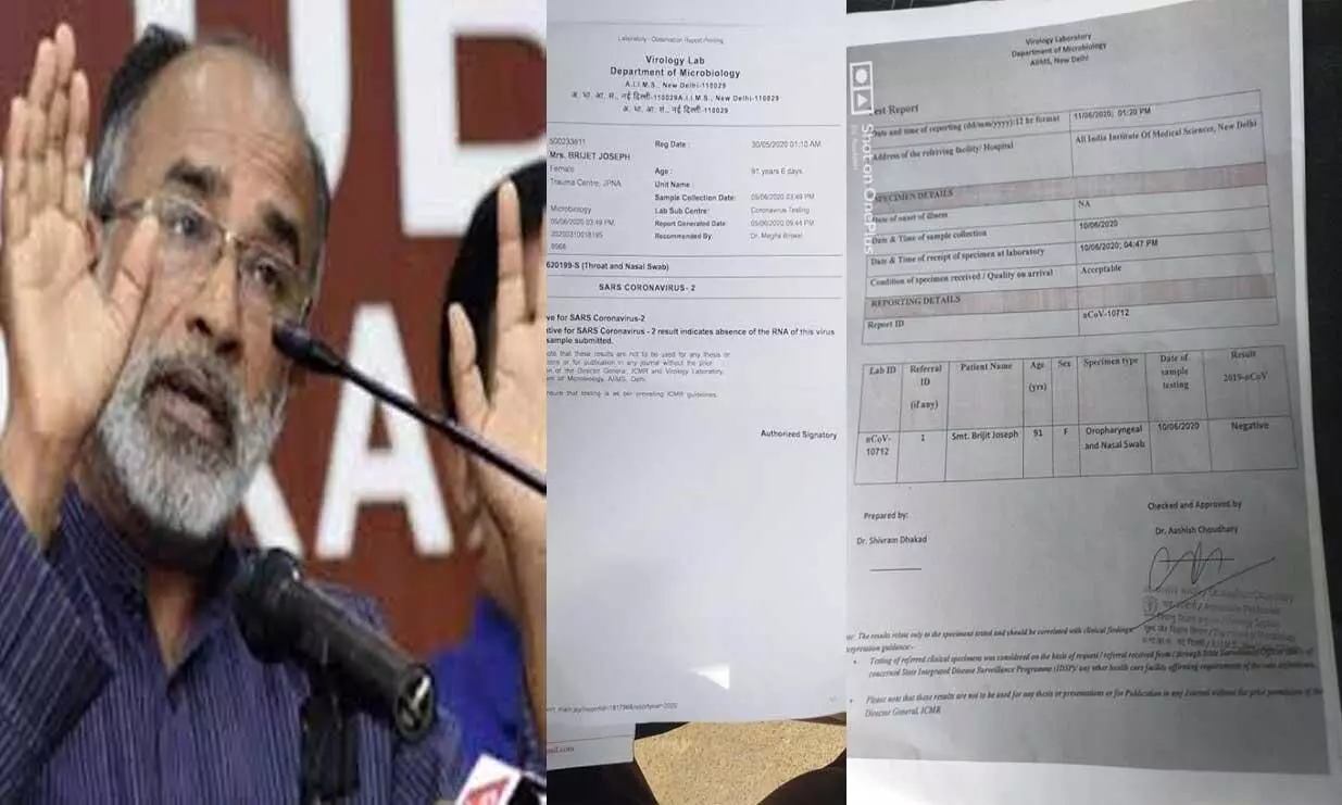 കോവിഡ് മറച്ചുവെച്ച് അമ്മയുടെ സംസ്കാരം നടത്തിയെന്ന് ആരോപണം: വിശദീകരണവുമായി കണ്ണന്താനം