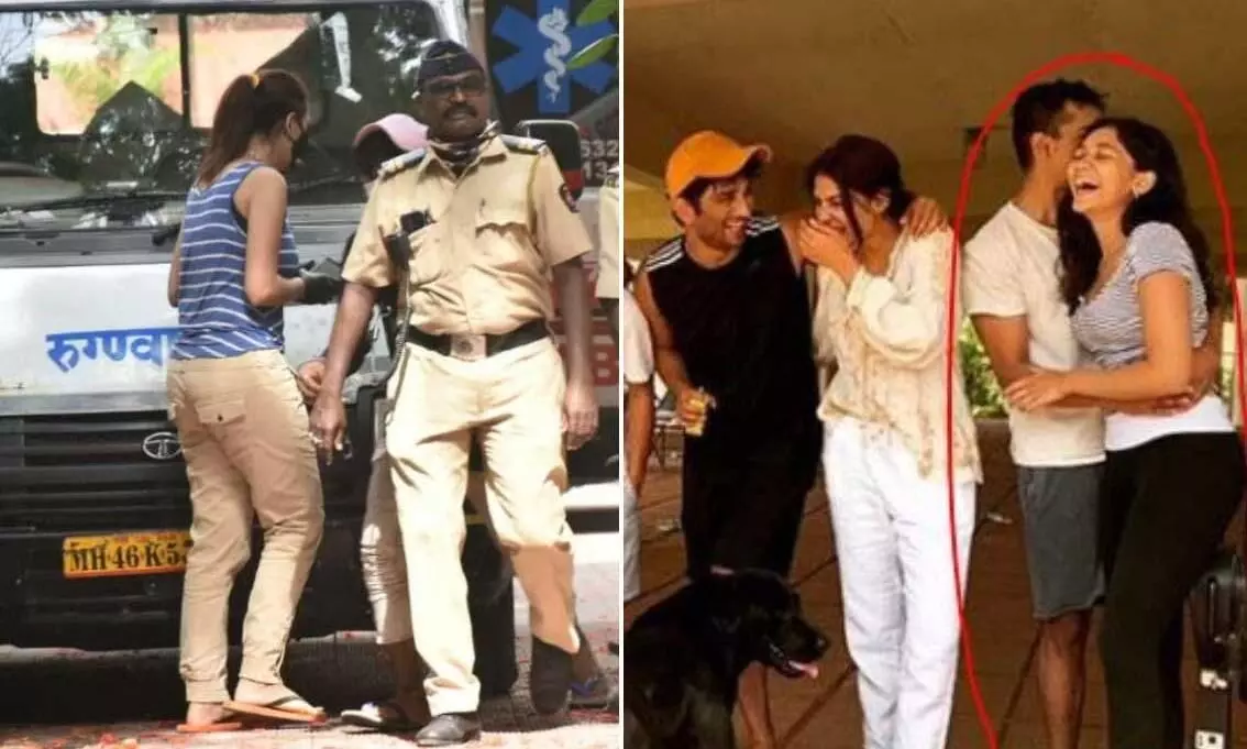 സുശാന്തിൻെറ ഫ്ലാറ്റിലെത്തിയ അപരിചിത; റിയയുടെ ഇൻസ്​റ്റഗ്രാം ചി​ത്രത്തിലും