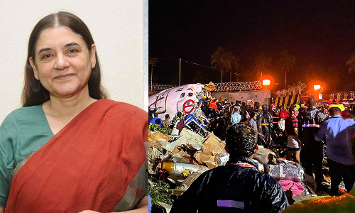 വിമാനാപകട രക്ഷാപ്രവർത്തനം: മലപ്പുറത്തെ ജനങ്ങളെ പ്രശംസിച്ച്​ മ​നേക ഗാന്ധി