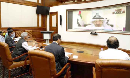 ഇന്ത്യ-യു.എ.ഇ വിദേശകാര്യ മ​ന്ത്രിമാർ ചർച്ച നടത്തി