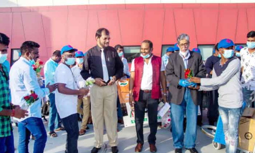 ദു​​രി​​ത​​ത്തി​​ൽ ക​​ഴി​​ഞ്ഞ 32 തെ​​ല​​ങ്കാ​​ന സ്വ​​ദേ​​ശി​​ക​​ൾ മ​​ട​​ങ്ങി