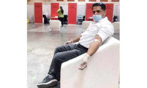 കോ​വി​ഡ് വാ​ക്​​സി​ൻ പ​രീ​ക്ഷ​ണ​ത്തി​ൽ പ​ങ്കാ​ളി​യാ​യി റി​യാ​സ്​