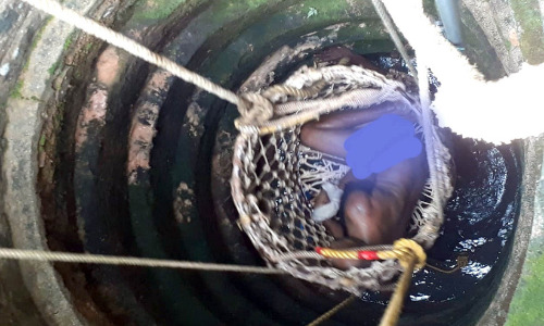 കിണറ്റിൽ വീണ സ്ത്രീയെ അഗ്​നിശമന സേന രക്ഷിച്ചു