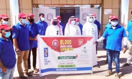 ഫ്ര​റ്റേ​ണി​റ്റി ഫോ​റം അ​റാ​ർ ഘ​ട​കം ര​ക്ത​ദാ​ന ക്യാ​മ്പ് സം​ഘ​ടി​പ്പി​ച്ചു