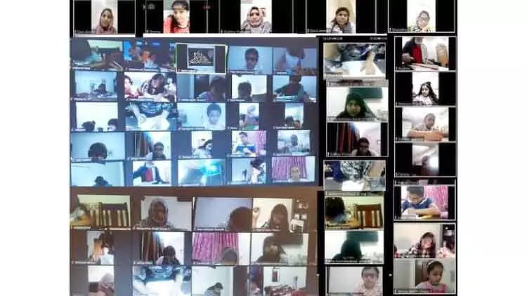 ഓ​ൺ​ലൈ​ൻ ചി​ത്ര​ര​ച​ന മ​ത്സ​രം സം​ഘ​ടി​പ്പി​ച്ചു