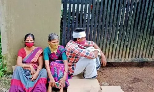 യുവാവിന് പൊലീസി​െൻറ മർദനം: പരാതി സ്വീകരിച്ചില്ല, പൊലീസ് സ്​റ്റേഷനിൽ കുടുംബത്തി​െൻറ പ്രതിഷേധം