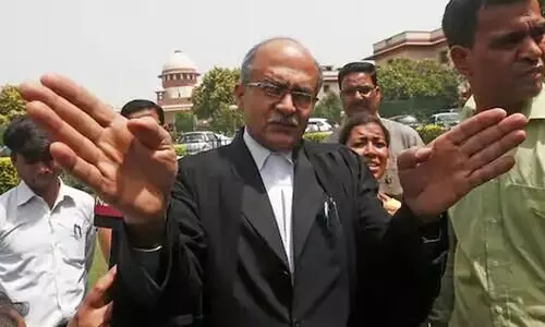 കോടതിയലക്ഷ്യം: മാപ്പ്​ പറയില്ല; പൗര​െൻറ കർത്തവ്യമാണ്​ നിറവേറ്റിയത്​ -പ്രശാന്ത്​ ഭൂഷൺ