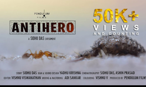 ആരാണ്​ പ്രതിനായകൻ ഉറുമ്പോ കുഴിയാനയോ..? തരംഗമായി ഫാൻറസി ഷോട്ട്​ ഫിലിം ആൻറിഹീറോ