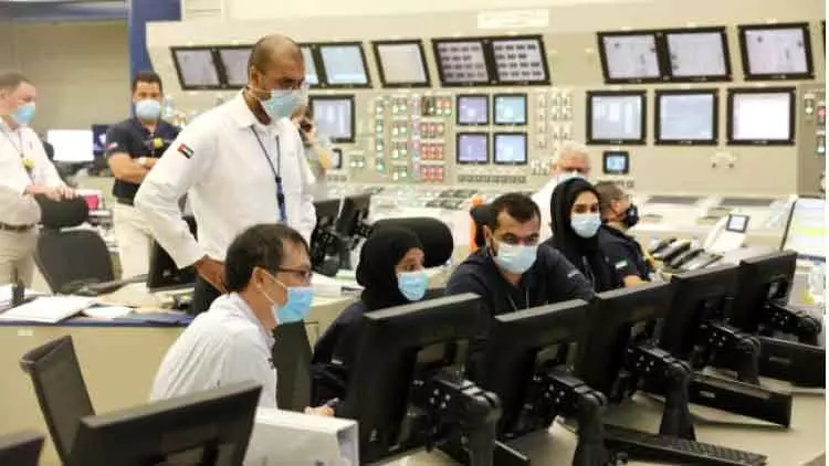 ബറാക ആണവോർജ പ്ലാൻറിലെ വൈദ്യുതി യു.എ.ഇ ഗ്രിഡിൽ പ്രസരണം ആരംഭിച്ചു ബറാക ആണവോർജ പ്ലാൻറിലെ വൈദ്യുതി യു.എ.ഇ ഗ്രിഡിൽ പ്രസരണം ആരംഭിച്ചു