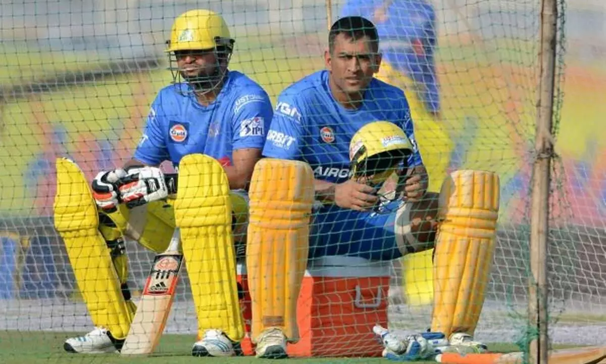 dhoni and raina dhoni and raina