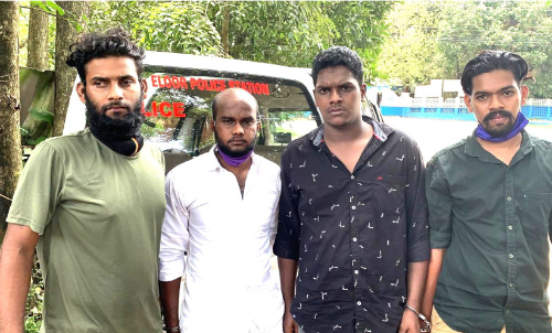 യുവാവിനെ കുത്തിയ കേസിൽ നാലുപേർ പിടിയിൽ