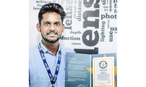 12 മണിക്കൂർ കോമഡി; മാർബ്​ൾ തൊഴിലാളിക്ക് ഗിന്നസ് റെക്കോഡ്