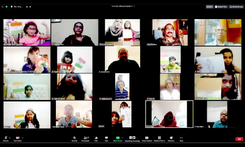 കി​ഡ്​​സ് ക്രി​യേ​ഷ​ൻ​സ് സ്വാ​ത​ന്ത്ര്യ​ദി​നം ആ​ഘോ​ഷി​ച്ചു