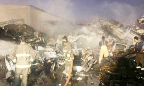 അം​ഗ​റ സ്​​ക്രാ​പ്​ യാ​ർ​ഡി​ൽ തീ​പി​ടി​ത്തം