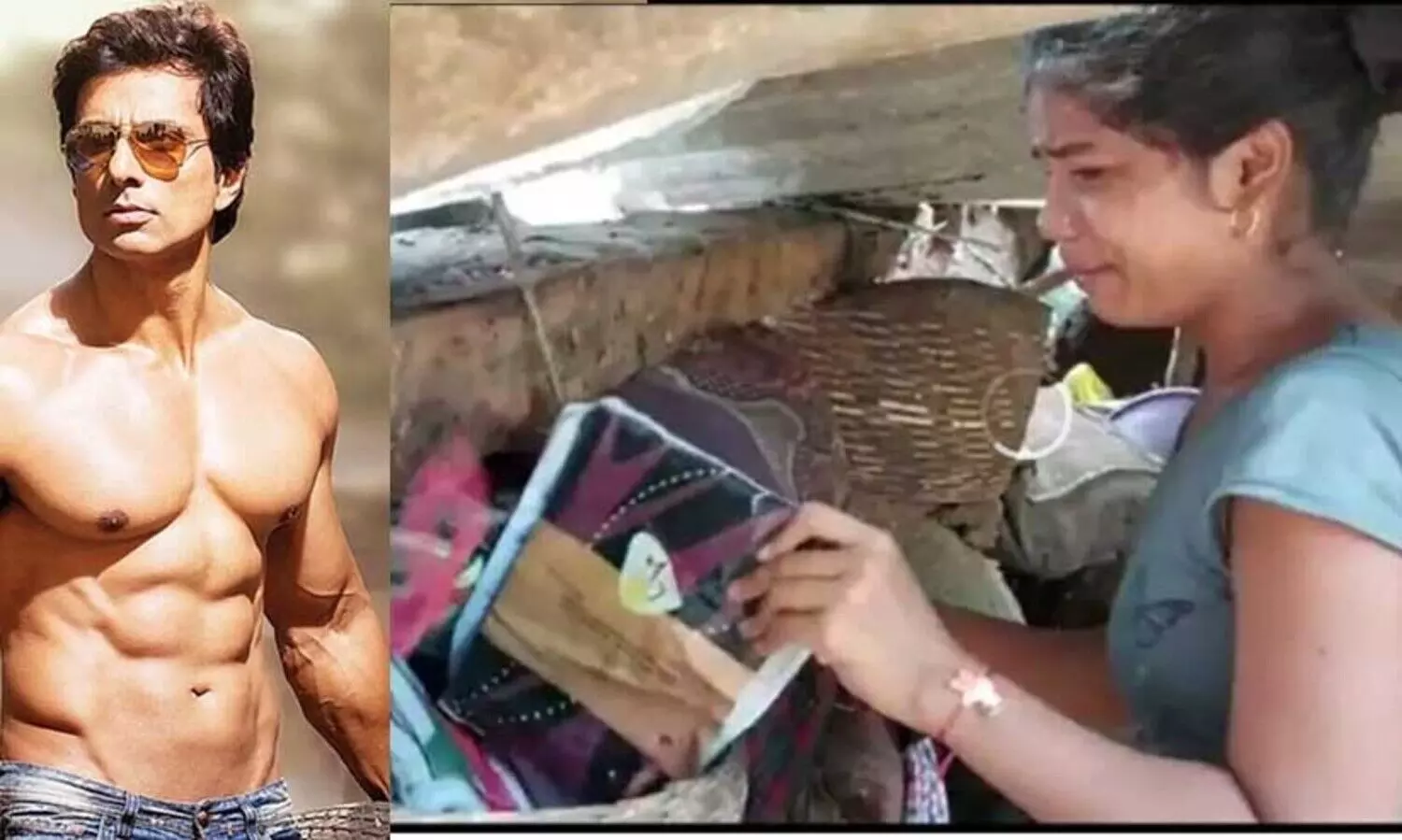 പ്രളയത്തിൽ നനഞ്ഞ പുസ്​തകങ്ങൾ എടുത്തു വെക്കുന്ന വിദ്യാർഥിനിയുടെ വിഡിയോ വൈറലായി; കണ്ണീരൊപ്പി​ സോനു സൂദ്​