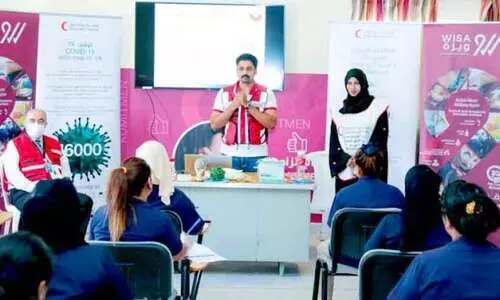 കോവിഡ്: 22 രാജ്യങ്ങളിലേക്ക് സഹായമെത്തിക്കാൻ ഖത്തർ റെഡ്ക്രസൻറ് പദ്ധതി കോവിഡ്: 22 രാജ്യങ്ങളിലേക്ക് സഹായമെത്തിക്കാൻ ഖത്തർ റെഡ്ക്രസൻറ് പദ്ധതി