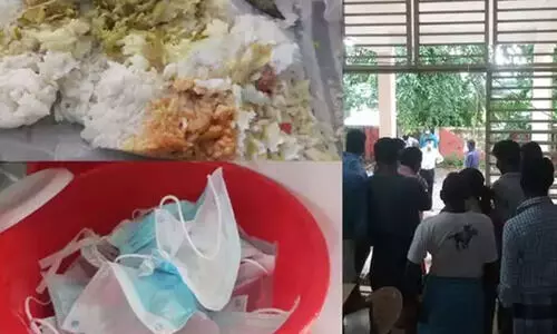 ഭക്ഷണം മോശം: പ്രാതൽ ബഹിഷ്​കരിച്ച്​ കോവിഡ്​ രോഗികളുടെ പ്രതിഷേധം