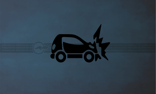 കാർ മറിഞ്ഞ്​ ഡ്രൈവർക്ക്​ പരിക്ക്​