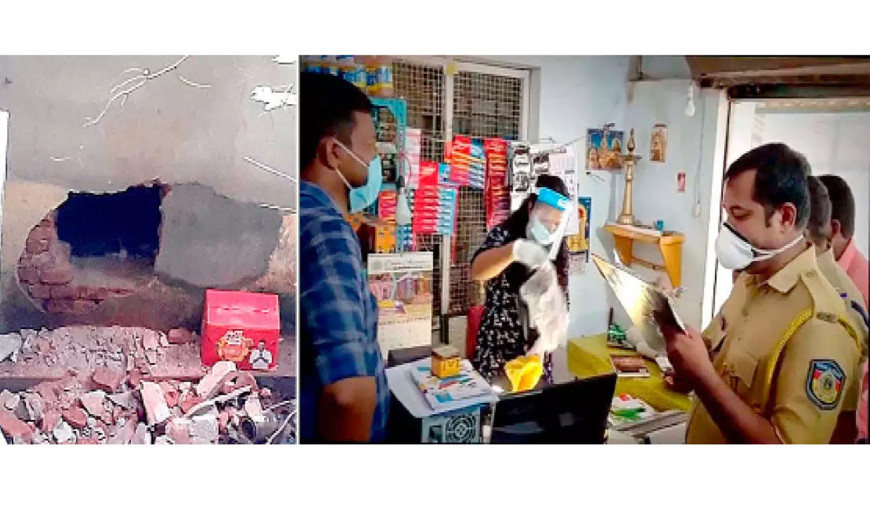 ആര്.പി.എല് എംപ്ലോയീസ് സൊസൈറ്റിയിലും സമീപത്തെ ബേക്കറിയിലും മോഷണം ആര്.പി.എല് എംപ്ലോയീസ് സൊസൈറ്റിയിലും സമീപത്തെ ബേക്കറിയിലും മോഷണം