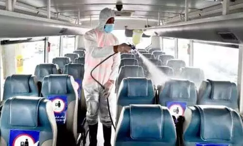 സ്​കൂൾ തുറക്കാൻ ദിവസങ്ങൾ മാത്രം; സ്​മാർട്ട്​ ബസുകൾ തയാർ