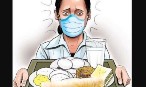 രോഗികളുടെ പ്രതിഷേധം ; കോവിഡ്​ ചികിത്സ കേ​ന്ദ്രത്തിലെ ഭക്ഷണ മെനു മാറ്റുന്നു