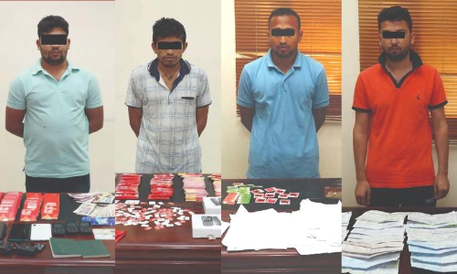 ഖത്തർ: ബാങ്കിൻെറ വ്യാജ ഫോൺ സന്ദേശത്തിലൂടെ ഒരു​ കോടി റിയാൽ തട്ടിയ വൻ സംഘം പിടിയിൽ