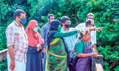 നാമ്പ്രാണി റെഗുലേറ്റർ നിർമാണം: താൽക്കാലിക തടയണയൊരുക്കും