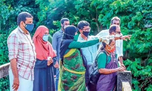 നാമ്പ്രാണി റെഗുലേറ്റർ നിർമാണം: താൽക്കാലിക തടയണയൊരുക്കും