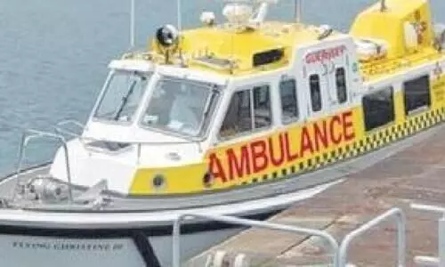 ആദ്യ അത്യാധുനിക മറൈൻ ആംബുലൻസ് പ്രതീക്ഷ ഒരുങ്ങി