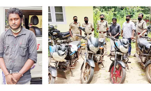 മോഷ്​ടിച്ച ബൈക്കുമായി യുവാവ് അറസ്​റ്റിൽ