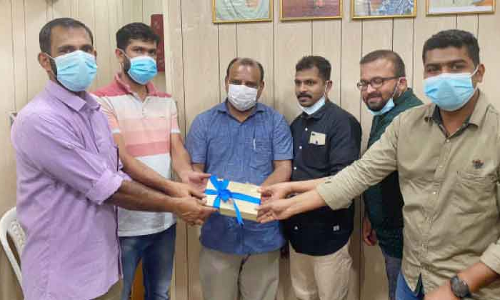 ജോർജ്​ മാത്യുവിന്​ യാത്രയയപ്പ്‌ നൽകി