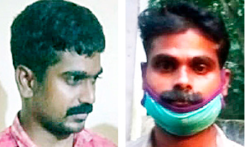 മദ്യവും പുകയില ഉൽപന്നങ്ങളുമായി സഹോദരന്മാര് പിടിയില് മദ്യവും പുകയില ഉൽപന്നങ്ങളുമായി സഹോദരന്മാര് പിടിയില്