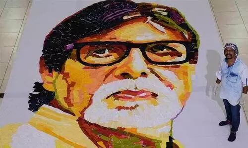 മാസ്ക്കുകള്‍ കൊണ്ടൊരു അമിതാഭ് ബച്ചന്‍ ചിത്രം