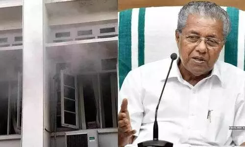 സുപ്രധാന ഫയലുകൾ കത്തിയിട്ടില്ല; ബി.ജെ.പി പ്രസിഡൻറ് ചാടിക്കയറിയത്​ ഗൗരവമായി കാണും -മുഖ്യമന്ത്രി