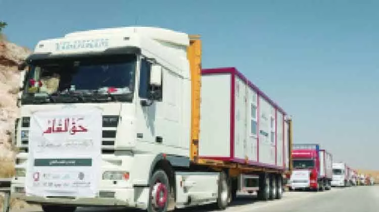 സിറിയൻ വിദ്യാർഥികൾ പഠിക്കും, ഖത്തർ നൽകിയ പഠനവണ്ടിയിലിരുന്ന് സിറിയൻ വിദ്യാർഥികൾ പഠിക്കും, ഖത്തർ നൽകിയ പഠനവണ്ടിയിലിരുന്ന്