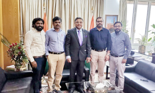 കമ്യൂണിറ്റി വെൽഫെയർ ഫണ്ട്​ പ്രവാസി ക്ഷേമത്തിനായി ചെലവഴിക്കും –അംബാസഡർ